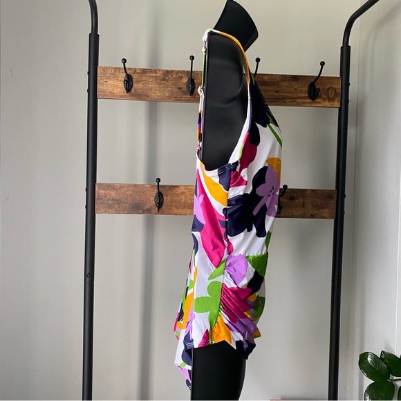 Anne Cole -women’s Center Front Cutout One Piece Swimsuit lush garden size 16 - Picture 4 of 7